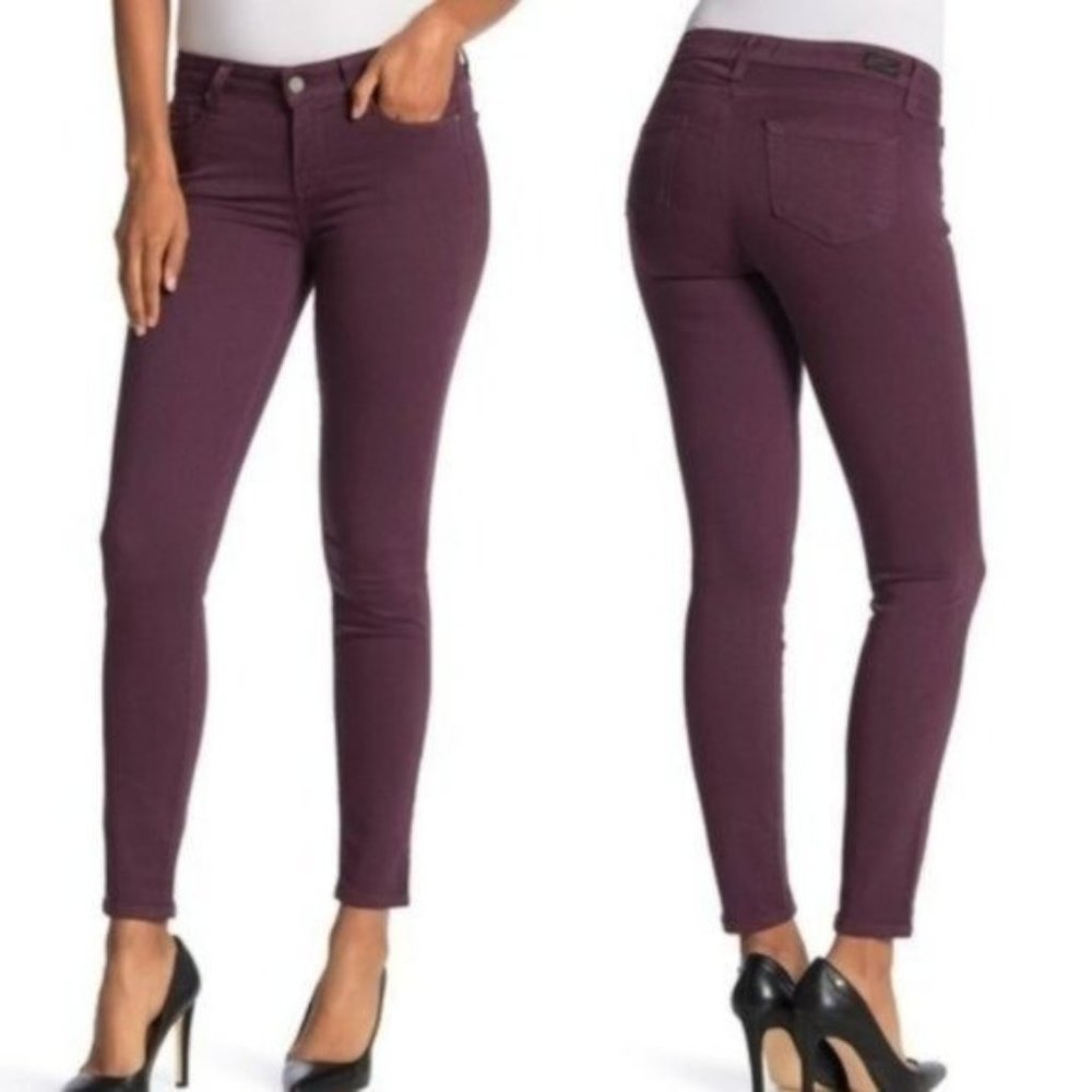 Paige Verdugo‎ Ankle Vamp Red Skinny Jeans 28